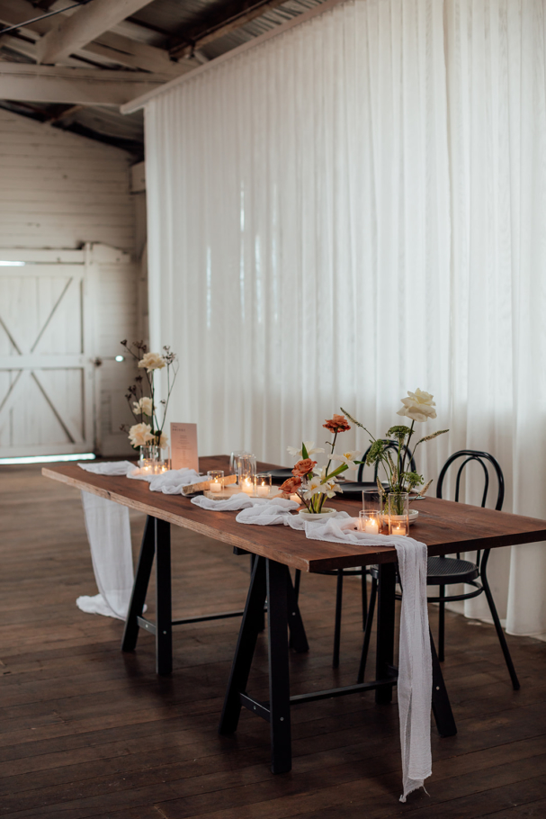 Corporate event venue, Gather & Tailor reception styling