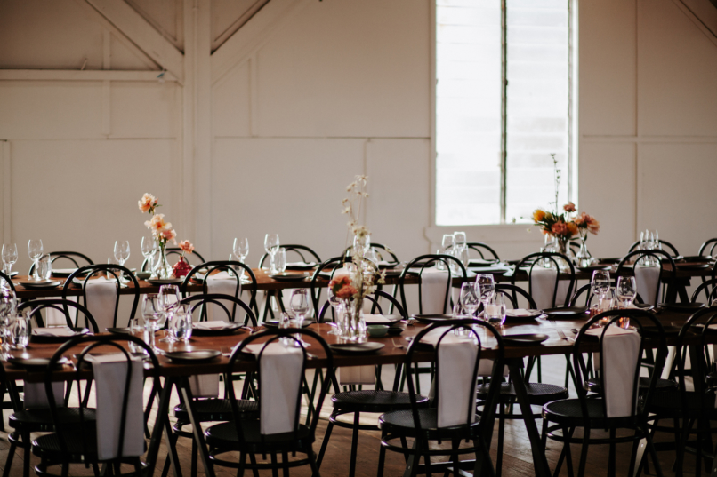 Gather & Tailor West Melbourne event space, table styling